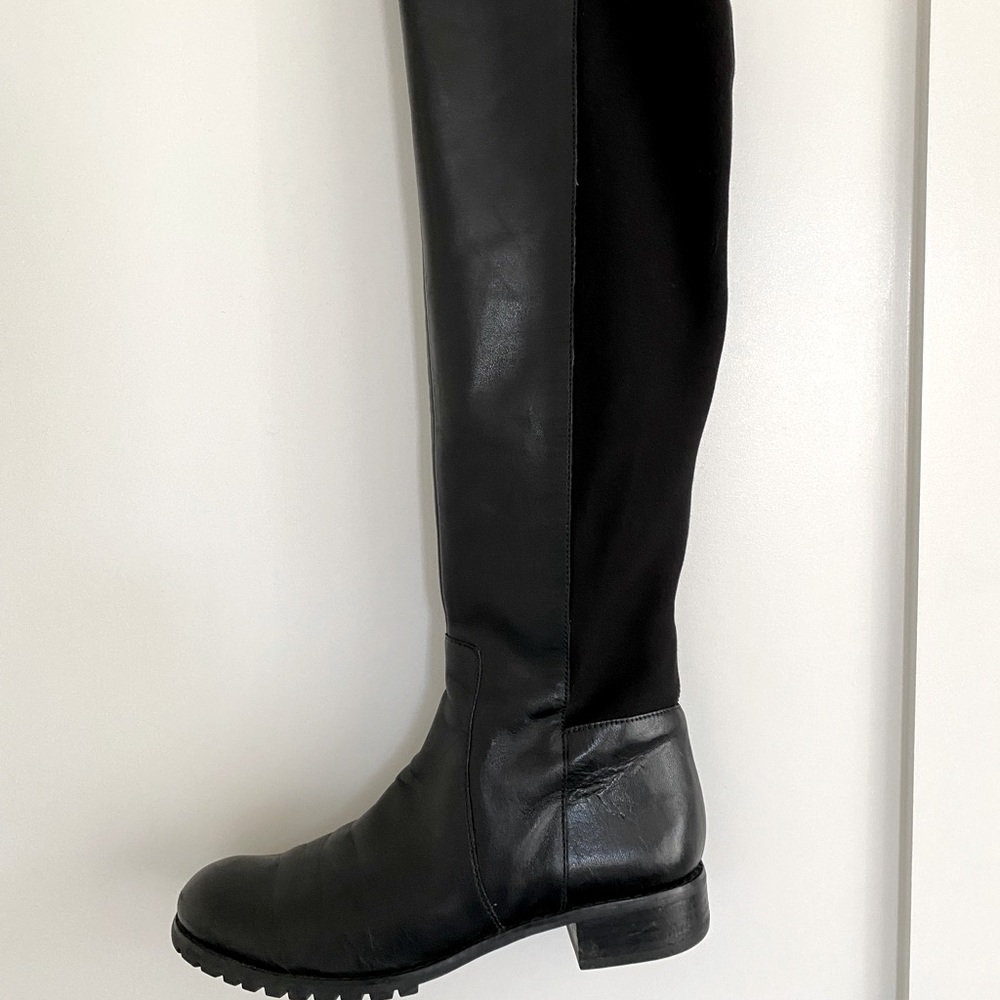 Woman Black Leather Boots By Michael Kors